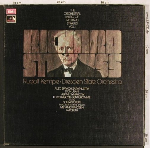Strauss,Richard: The Orchestral Works Vol.1, Box, EMI(SLS 861), UK, 1973 - 4LP - L7637 - 15,00 Euro
