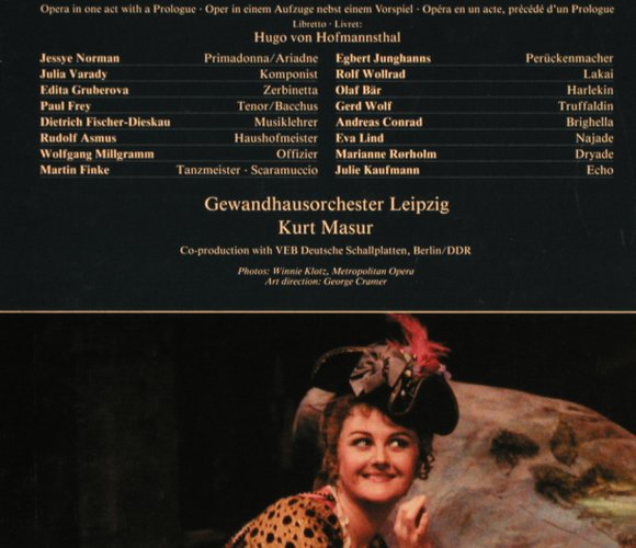 Strauss,Richard: Ariadne auf Naxos,Box, CD-Booklet, Philips(422 084-1), NL, 1988 - 2LP - L7643 - 9,00 Euro