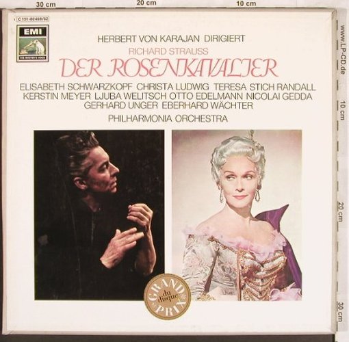 Strauss,Richard: Der Rosenkavalier, Box, EMI Electrola(C 191-00 459/62), D,  - 4LP - L7644 - 17,50 Euro