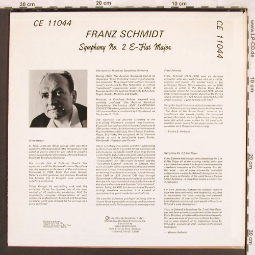 Schmidt,Franz: Symphony No.2 E-Flat Major, Classical Exellence (CE 11044), US, 1977 Typ: LP Best.-Nr.: L7647 Preis: 7,50 Euro