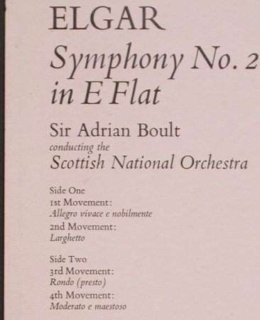 Elgar,Edward: Symphony No.2 in E flat, Classics for Pleasure (CFP 172), UK Typ: LP Best.-Nr.: L7657 Preis: 6,00 Euro
