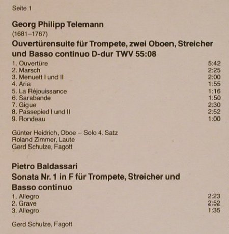 Güttler,Ludwig: spielt Trompetenkonzerte, Eterna(8 27 553), DDR, 1982 - LP - L7666 - 6,00 Euro