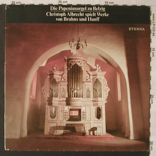 Bruhns,Nicolaus / J.N.Hanff: Orgelwerke Papeniusorgel zu Belzig, Eterna(8 27 571), DDR, 1982 - LP - L7669 - 6,00 Euro