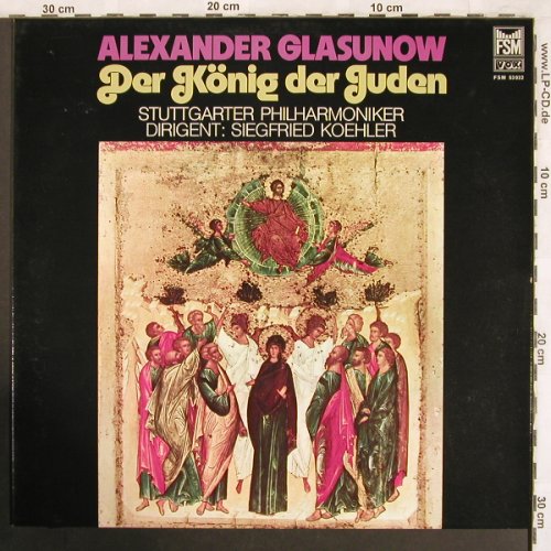 Glasunow,Alexander: Der König der Juden, FSM(FSM 53 032), D, 1980 - LP - L7674 - 9,00 Euro