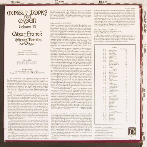 Franck,Cesar: Three Chorales for Organ, Nonesuch(H-71310), US, Co, 1975 - LP - L7692 - 7,50 Euro