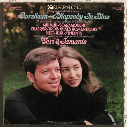 Gershwin,George / Milhaud: Rhapsody In Blue/Scaramouce, m-/vg+, Connoisseur (CSQ-2054), US, 1973 Typ: LPQ Best.-Nr.: L7709 Preis: 6,00 Euro