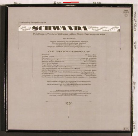 Weinberger,Jaromir: Schwanda, Box, m /vg+, CBS(79 344), D, 1981 - 3LP - L7714 - 25,00 Euro