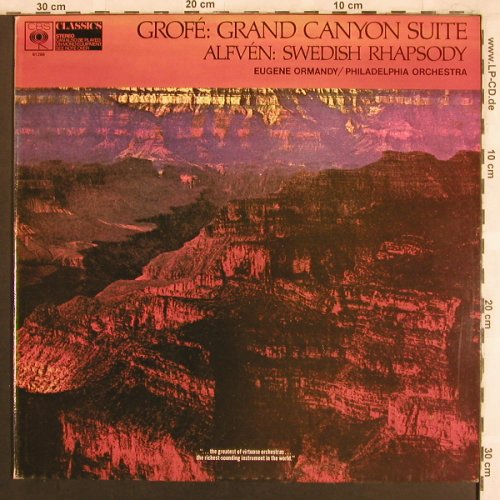 Grof,Ferde / Alfven: Grand Canyon Suite/Swedish Rhaps., CBS(61266), UK,  - LP - L7718 - 9,00 Euro