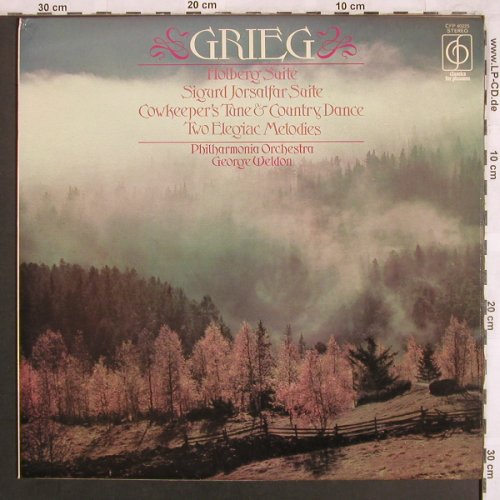 Grieg,Edvard: Holberg Suite, Sigard Jorsalfar S.., Classics for Pleasure(CFP 40225), UK, Ri, 1962 - LP - L7721 - 6,00 Euro