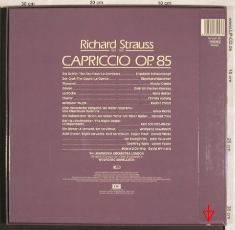 Strauss,Richard: Capriccio, Box, EMI(1435243), D, Mono,  - 3LP - L7748 - 14,00 Euro