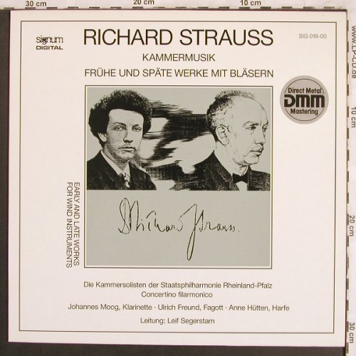 Strauss,Richard: Kammermusik, Frühe&Späte m.Bläsern, Signum(SIG 018-00), D, 1986 - LP - L7756 - 7,50 Euro