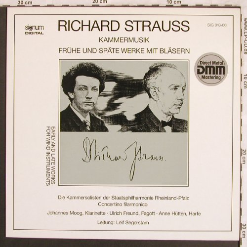 Strauss,Richard: Kammermusik, Frühe&Späte m.Blsern, Signum(SIG 018-00), D, 1986 - LP - L7756 - 7,50 Euro