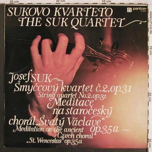Suk,Josef: String Quartet No.2,op.31(1911)35a, Panton(11 0395 H), CZ, 1973 - LP - L7767 - 7,50 Euro