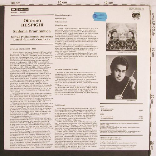 Respighi,Ottorino: Sinfonia Dreammatica, Marco Polo(6.220418), Hong Kong, 1986 - LP - L7791 - 12,50 Euro