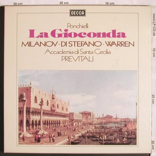 Ponchielli,Amilcare: La Gioconda, Box, <= vg+/m-, Decca(D63D 3), UK, Ri,  - 3LP - L7800 - 14,00 Euro