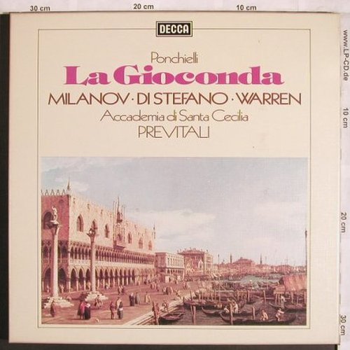 Ponchielli,Amilcare: La Gioconda, Box, <= vg+/m-, Decca (D63D 3), UK, Ri Typ: 3LP Best.-Nr.: L7800 Preis: 14,00 Euro