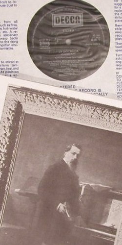 Ponchielli,Amilcare: La Gioconda, Box, <= vg+/m-, Decca (D63D 3), UK, Ri Typ: 3LP Best.-Nr.: L7800 Preis: 14,00 Euro