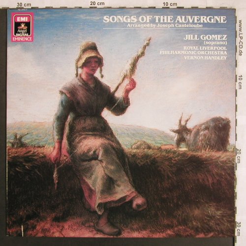 Gomez,Jill: Songs of the Auvergne, EMI Angel(AE-34471), UK, co, 1985 - LP - L7802 - 7,50 Euro