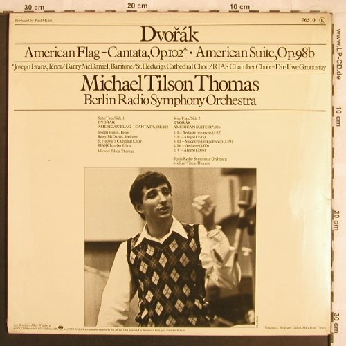 Dvorak,Antonin: American Flag-Cantata/Suite op.98b, CBS, m /vg+ (CBS 76 510), NL, Foc, 1976 Typ: LP Best.-Nr.: L7804 Preis: 6,00 Euro