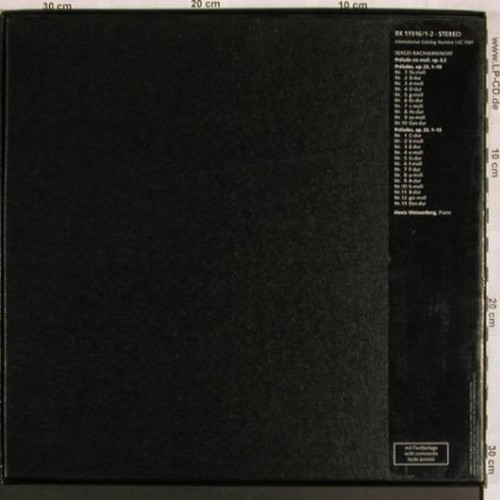 Rachmaninow,Sergej: 24 Preludes, Box, RCA Red Seal(RK 11 516/1-2), D, 1973 - 2LP - L7805 - 9,00 Euro