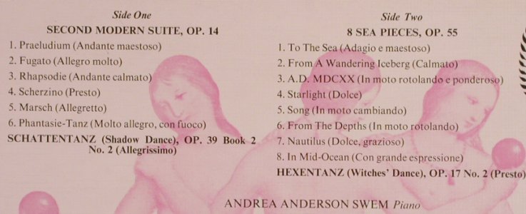MacDowell,Edward: Second Modern Suite,op.14,8 Sea..., Ember Classics(ECL 9045), UK, m-/vg+, 1975 - LP - L7806 - 9,00 Euro