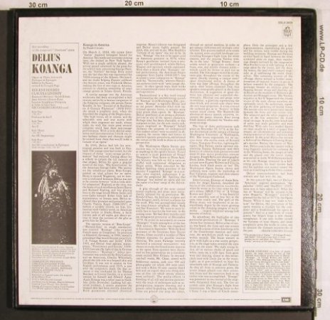 Delius,Frederick: Koanga, Box, Angelo (SBLX-3808), US, 1974 Typ: 2LP Best.-Nr.: L7827 Preis: 14,00 Euro