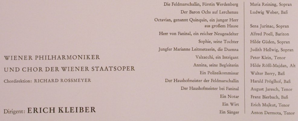 Strauss,Richard: Der Rosenkavalier'54, Box, Decca(BA 25025-D/1-4), D, Mono,  - 4LP - L7846 - 20,00 Euro