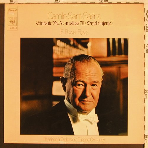 Saint-Saens,Camille: Sinfonie Nr.3 (1962), m-/vg+, CBS(61 035), NL, 1976 - LP - L7861 - 5,00 Euro