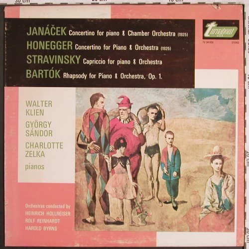 Janacek,Leos/Honegger/Stravi/Bartok: Concertino f.piano&Chamber Orch., Turnabout Vox(TV 341305), US,CO,  - LP - L7873 - 7,50 Euro