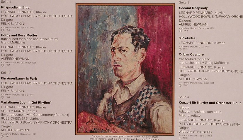Gershwin,George: Das Grosse Gershwin Album, Foc, EMI (C 147-81 633/34), D Typ: 2LP Best.-Nr.: L7894 Preis: 7,50 Euro