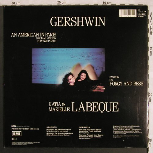 Gershwin,George: An American in Paris - Fantasy on, EMI (27 0122 1), D, Foc, 1984 Typ: LP Best.-Nr.: L7897 Preis: 7,50 Euro