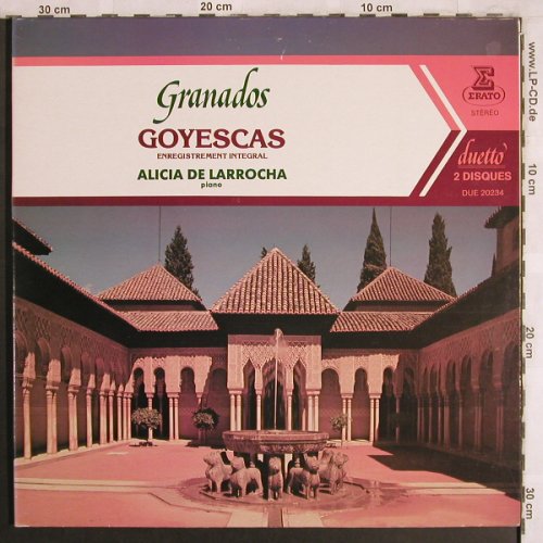 Granados,Enrique: Goyescas, Foc, Erato(DUE 20234/35), F, Ri,woc,  - 2LP - L7904 - 7,50 Euro