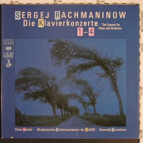Rachmaninow,Sergej: Die Klavierkonzerte 1-4, Foc², Melodia/Eurodisc(302 858-440), D, co, 1987 - 3LP - L7917 - 15,00 Euro