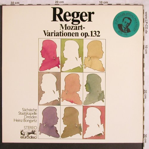 Reger,Max: Mozart-Variationen, op.132, Eurodisc(80 276 KK), D,  - LP - L7935 - 6,00 Euro