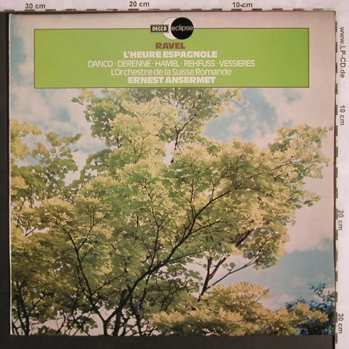 Ravel,Maurice: L'Heure Espagnole, Decca Eclipse(ECS 786), UK, Ri, 1976 - LP - L7937 - 7,50 Euro