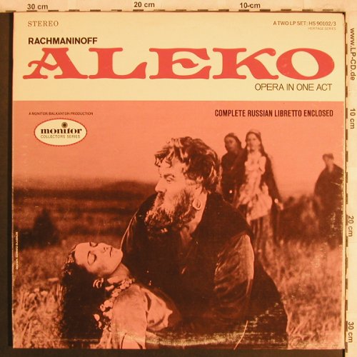 Rachmaninoff,Sergei: Aleko, in russ., Foc, Monitor(HS 90102/3), US, 1975 - 2LP - L7941 - 9,00 Euro