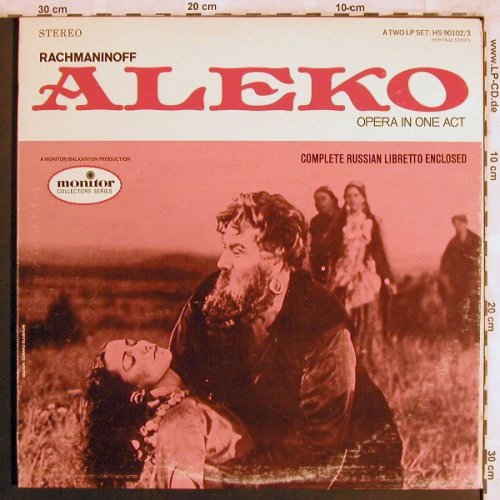Rachmaninoff,Sergei: Aleko, in russ., Foc, Monitor(HS 90102/3), US, 1975 - 2LP - L7941 - 9,00 Euro