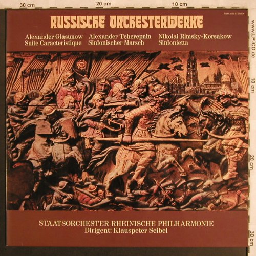 Glazunov,Alexander/Tcherepnin/Rimsk: Suite Caracteristique/Sinf.Marsch.., RBM(3052), D,vg+/m-, 1976 - LP - L7960 - 4,00 Euro