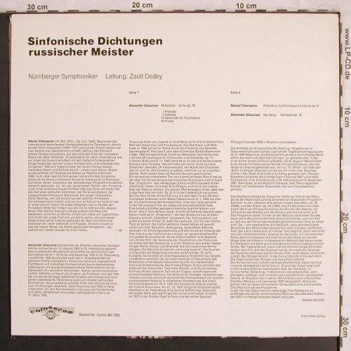 V.A.Sinfonische Dichtungen russ.Mei: Glasunow,op.79-Tcherepnin,op.4..., Colosseum(SM 580), D,  - LP - L7962 - 6,00 Euro