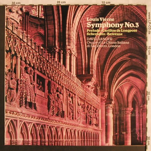 Vierne,Louis: Symphony No.3, Meridian (E 77024), UK, 1979 Typ: LP Best.-Nr.: L7966 Preis: 12,50 Euro