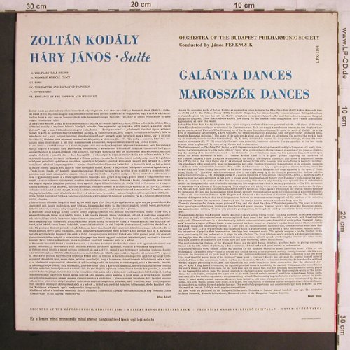 Kodaly,Zoltan: Hary Janos Suite/Marosszek Dances/G, Hungaroton(LPX 1194), H,  - LP - L7976 - 6,00 Euro