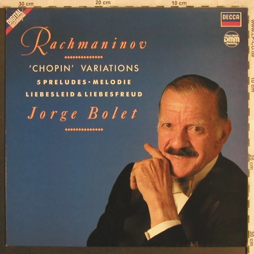 Rachmaninoff,Sergei: Chopin Variations,5 Preludes Melodi, Decca(6.44017 AZ), D, Co, 1988 - LP - L7993 - 6,00 Euro