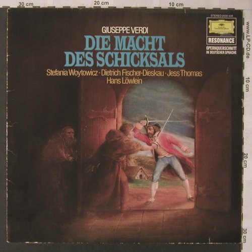 Verdi,Giuseppe: Die Macht des Schicksals-Querschnit, D.Gr. Resonance(2535 428), D Ri, 1963 - LP - L8000 - 4,00 Euro