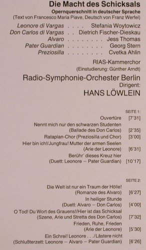 Verdi,Giuseppe: Die Macht des Schicksals-Querschnit, D.Gr. Resonance(2535 428), D Ri, 1963 - LP - L8000 - 4,00 Euro