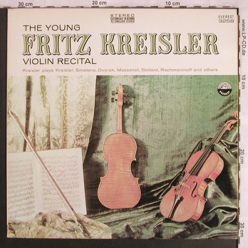 Kreisler,Fritz: The Young,guest John McCormack, Everest (3258), US Typ: LP Best.-Nr.: L8015 Preis: 12,50 Euro
