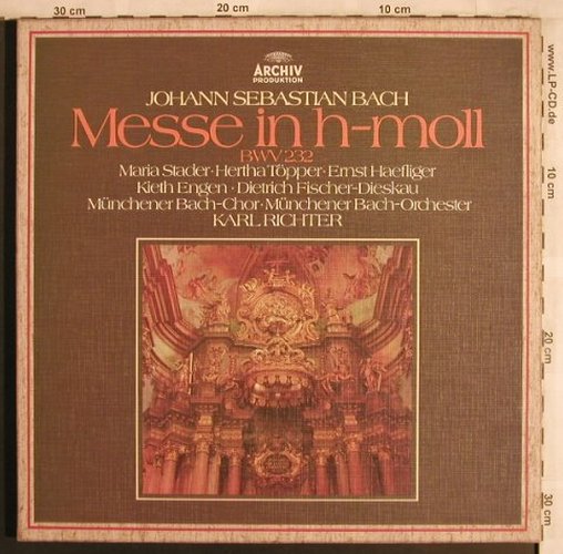 Bach,Johann Sebastian: Messe In H-Moll,bwv 232, Box, Ri, Archiv(2722 026), D, 1962 - 3LP - L8016 - 12,50 Euro