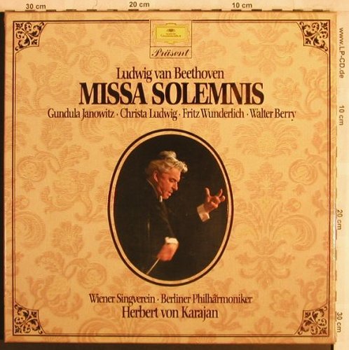 Beethoven,Ludwig van: Missa Solemnis, Box, Ri, FS-New, D.Gr. Präsent(410 535-1), D,  - 2LP - L8017 - 17,50 Euro