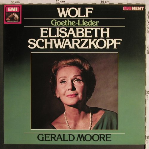 Wolf,Hugo: Goethe-Lieder, EMI Nent(037-03 725), D, Ri,  - LP - L8021 - 7,50 Euro