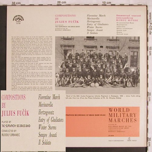 Fucik,Julius: Czech King of Marches, Supraphon (SUA ST 54 839), CZ, 1967 Typ: LP Best.-Nr.: L8034 Preis: 6,00 Euro