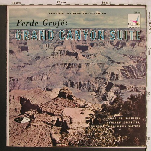 Grofé,Ferde: Grand Canyon Suite, m-/vg+, Design Records(DLP 123), US,  - LP - L8040 - 6,00 Euro